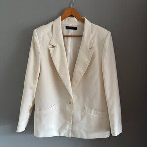 Vintage 80s Cream Blazer